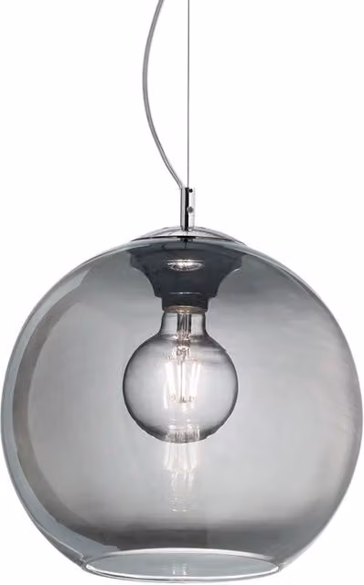 Sospensione Moderna Nemo Metallo Fumè 1 Luce E27 D40Cm