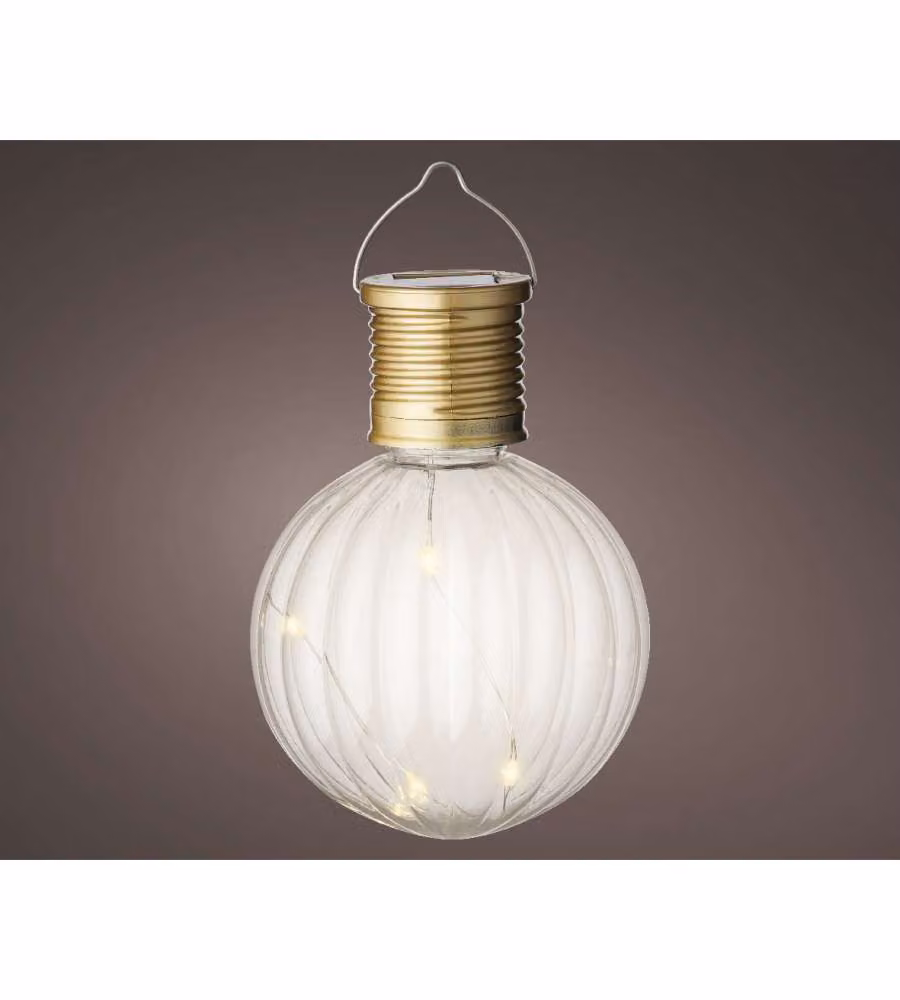 Lampadina solare bianco caldo
