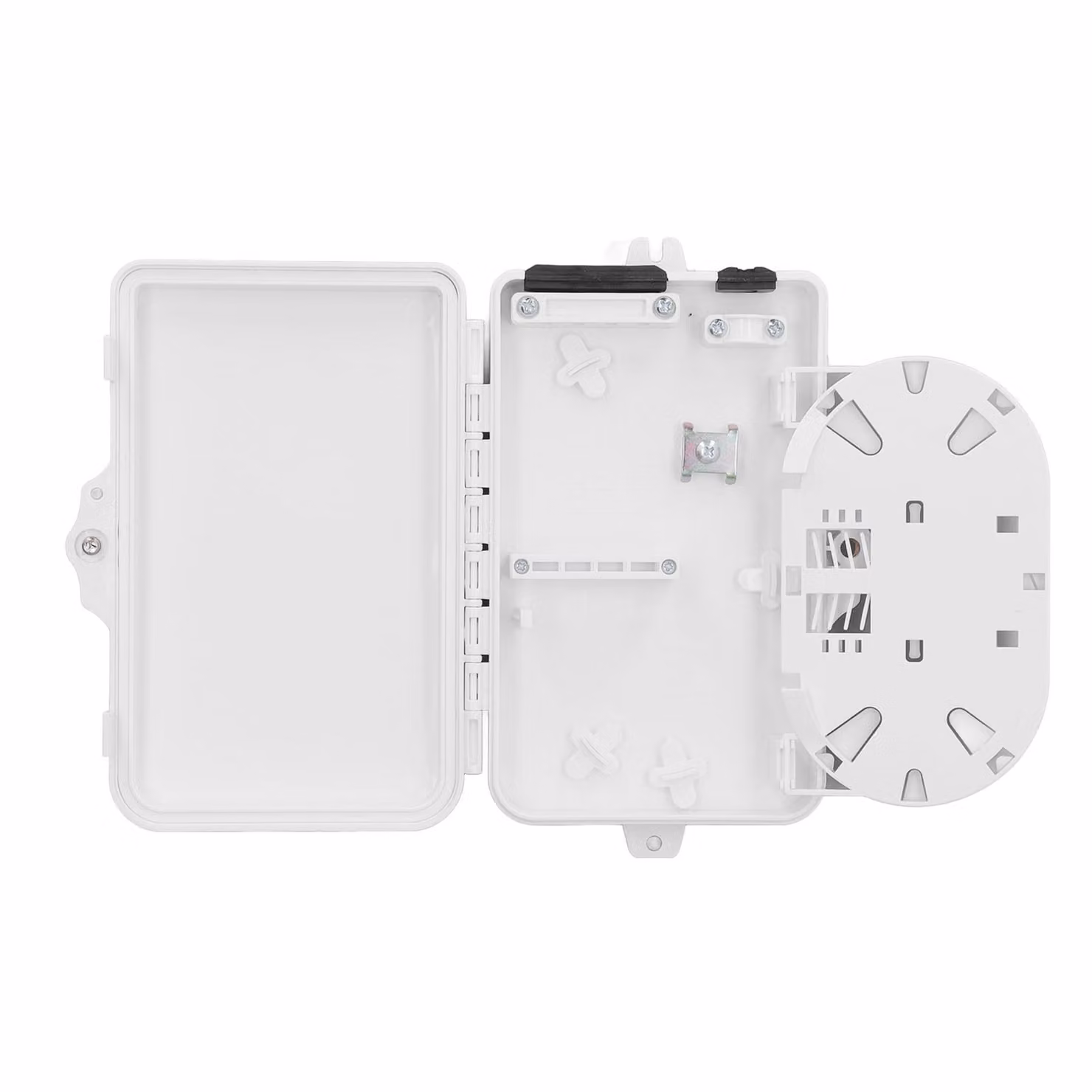 Scatola di giunzione per fibre ottiche, a 4 fili, IP65, impermeabile, montata a parete, per uso interno ed esterno