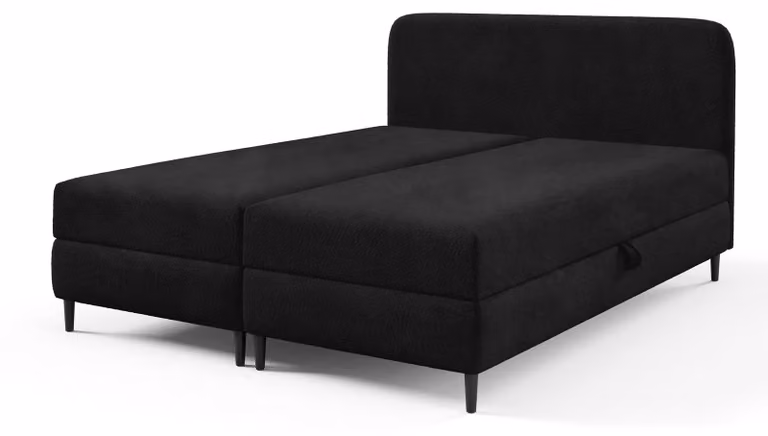 Letto con rete a molle Anemon Onyx, dimensioni 180 x 200 cm