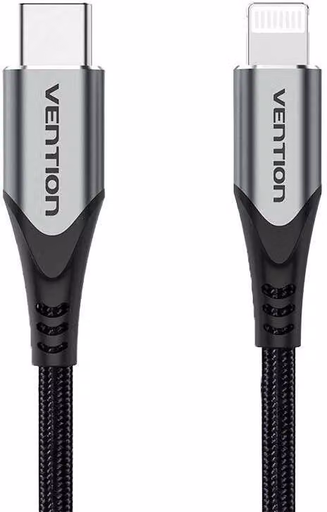 Cavo da USB-C 2.0 a Lightning Vention TACHH 2m grigio MFi