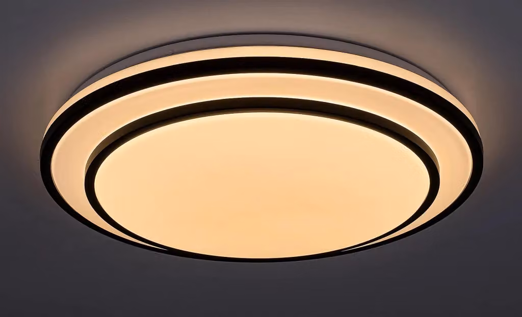 Plafoniera LED Rabalux nera con telecomando e funzione dimmerabile, diametro 49 cm – 2