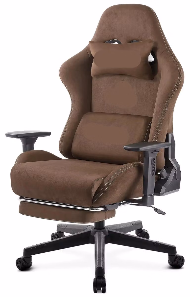 Gamestoel - Sedia da ufficio ergonomica - Sedia confortevole - Sedia da ufficio con poggiapiedi