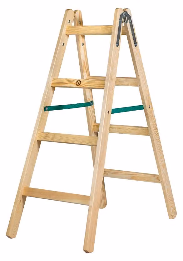Rastrelliera da pittore STANDARD, 4 pioli, in legno