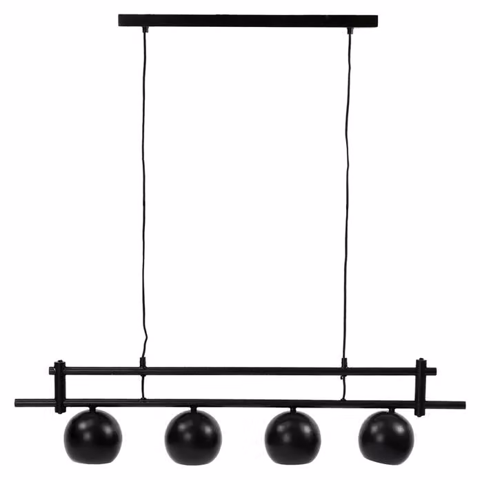 Lampada a sospensione Pomax Depot, colore nero, dimensioni 101 x 14 cm