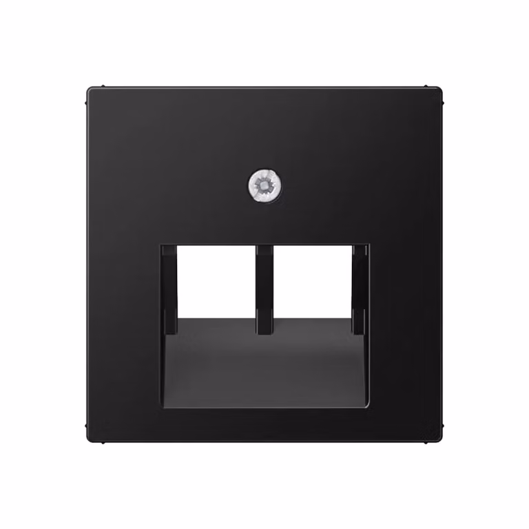 Jung A 569-2 BFPLUA Coperchio SWM IAE/UAE a 2 poli nero grafite/opaco Serie A550