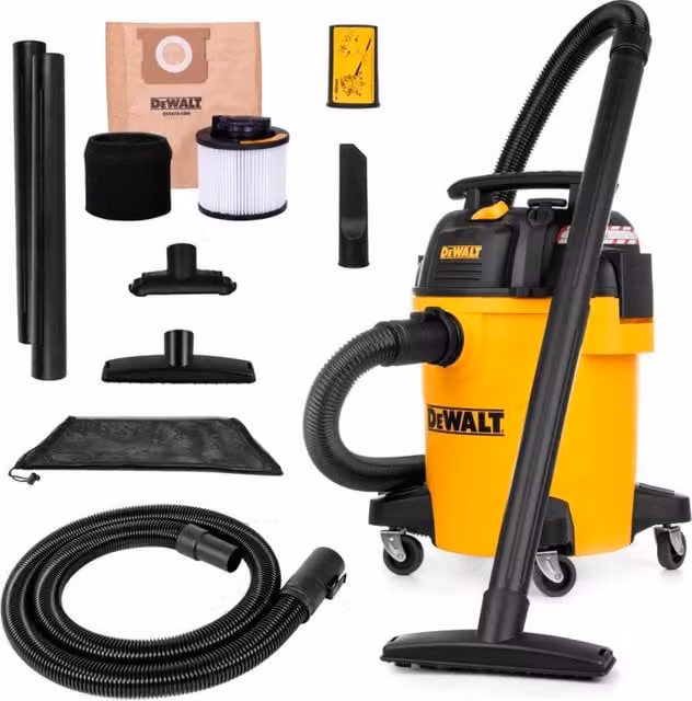 Aspiratore solidi e liquidi DeWalt DXV23PL giallo 1.400W