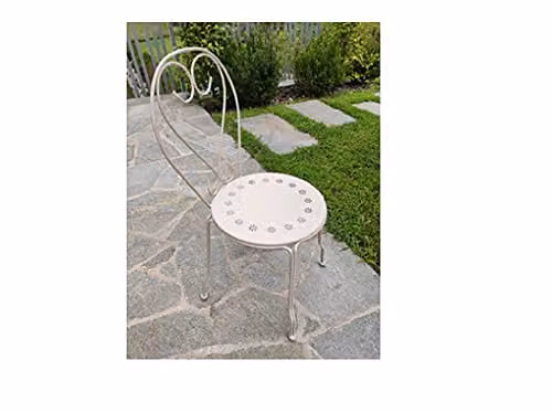 Sedie 4 pezzi colore Crema Opaco