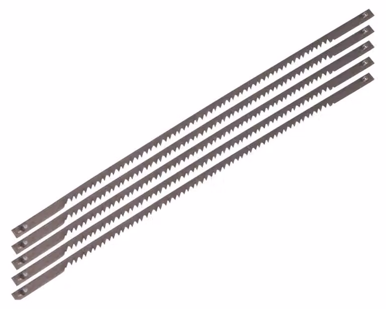 Lama per sega a filo da 15 denti per legno, confezione da 5 pezzi