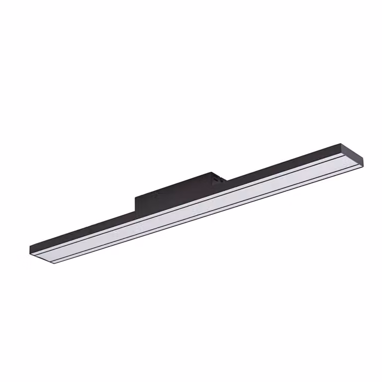 Lucande Smart LED soffitto Leicy nero 10 cm RGB CCT