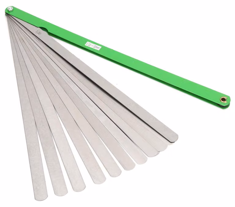 Set di spessori calibrati da 300 mm - 17 pezzi, misurazione metrica, spessore da 0,02 a 1 mm - strumento di misurazione di precisione