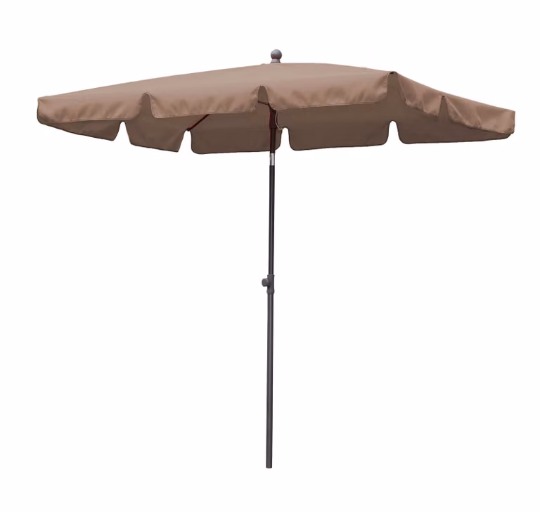 Ombrellone da balcone 200x125cm ombrellone da balcone rettangolare pieghevole tortora ombrellone da giardino UV 50