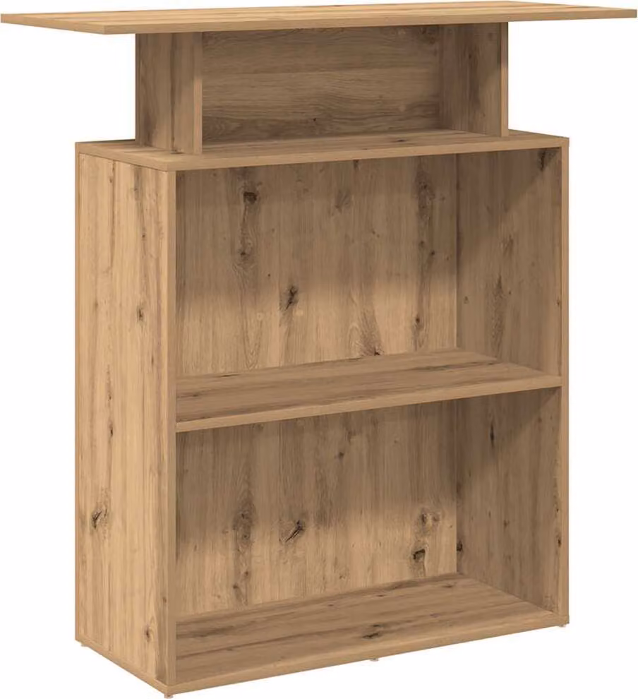 Banco Reception Rovere Artigianale 100x40x104 cm in Truciolato