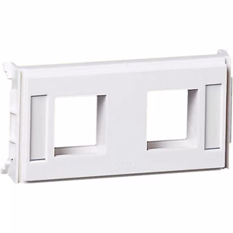 Piastra di montaggio Schneider Electric con campo di scrittura 2XAMP 110 CONN.-BU. bianco RAL9016 Tipo: CYB-DP 5971714