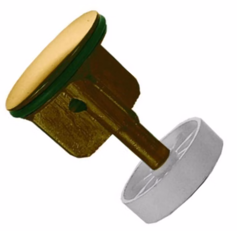 Schläfer 40510216 | Tappo Saltarello Universale Scarico piletta 1"1/4 del Lavandino Bagno, Bidet, Vasca, Diametro Ø 4 cm, altezza - 6/8 cm, con filtro ferma capelli, Finitura Bronzo vecchio Ottone
