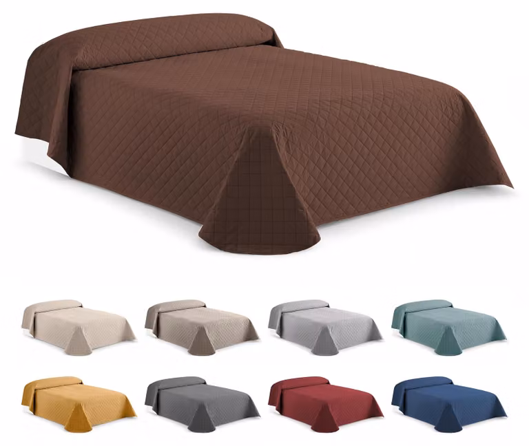 Coperta matrimoniale  250x260 cm, color marrone