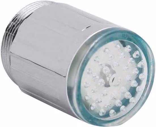 Rubinetto da cucina con sensore di temperatura a LED, cambio di colore a 3 tonalità e controllo del flusso dell'acqua