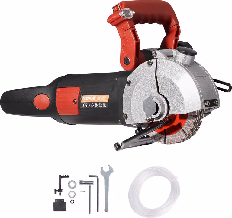 Fresa a muro Fresa a scanalatura 4800W Fresa a muro 6500 giri/min Fresa a muro Fresa a scanalatura con profondità 34 mm larghezza 42 mm Macchina elettrica per dadi