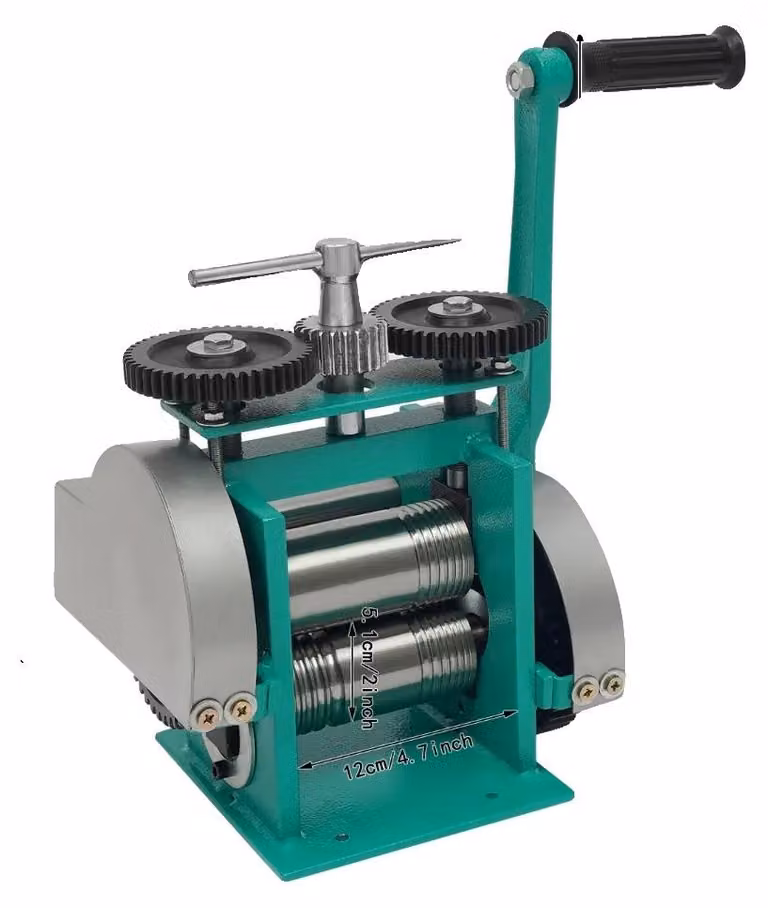 Macchina piegatrice, azionamento manuale, formatura versatile di metalli, colore verde