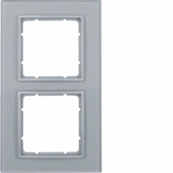 Cornice in vetro Berker, a 2 ingressi 10126414