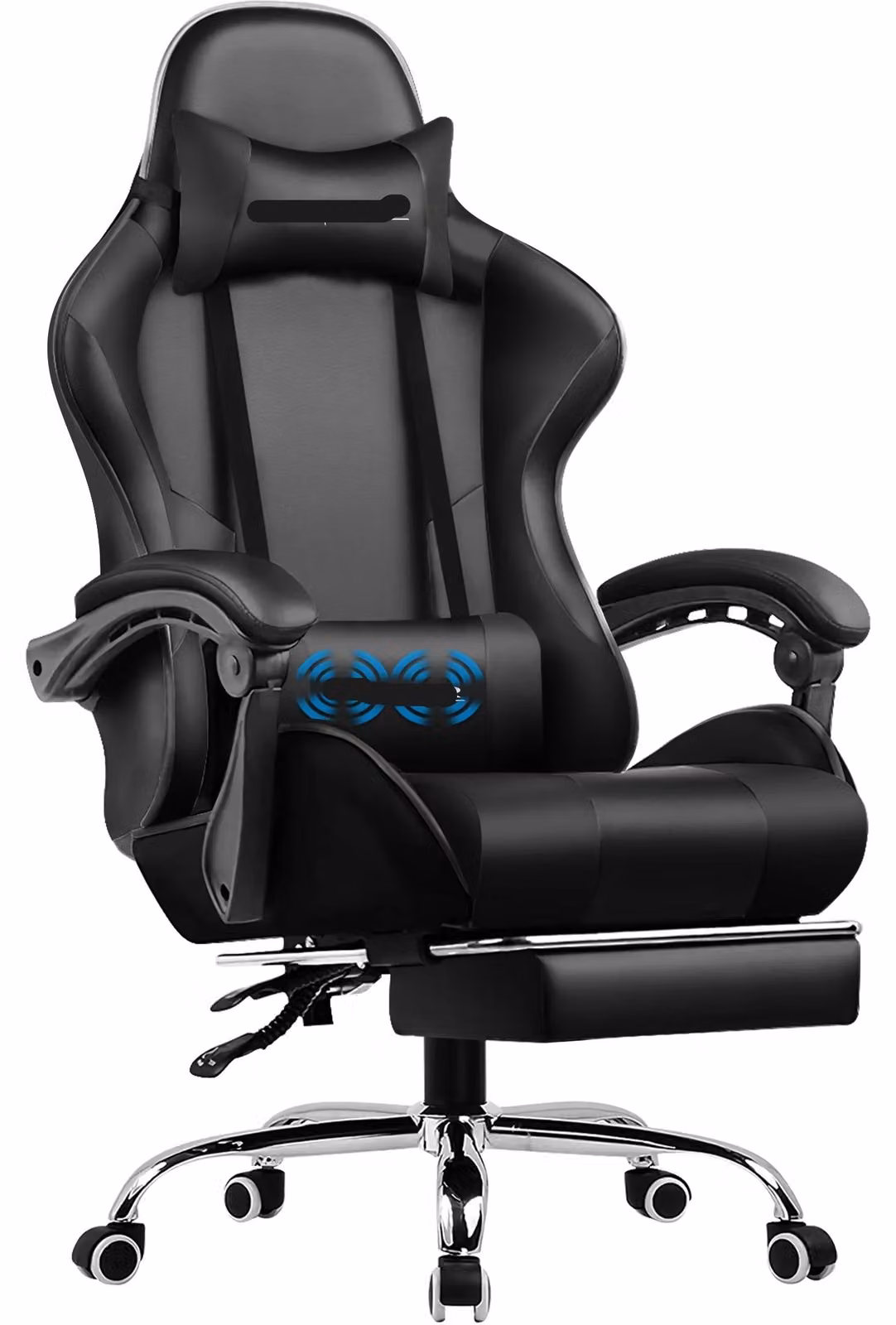 Sedia da gaming - Sedia da ufficio - Sedia massaggiante - Sedia ergonomica - Poggiapiedi - Funzione massaggio