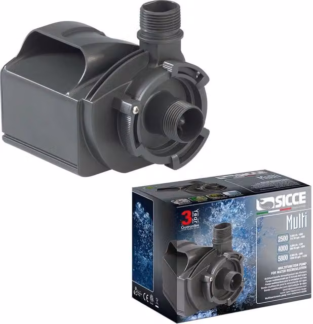 Pompa multifunzione Sicce Multi 5800 grigia con componenti in ceramica e cavo da 1,5 metri