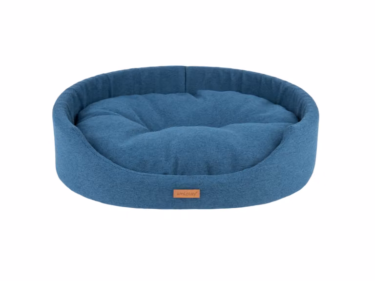 Cuccia ovale MONTEGO blu taglia S, M, L, XL, XXL Taglia: XXL - 86x76x17,5 cm