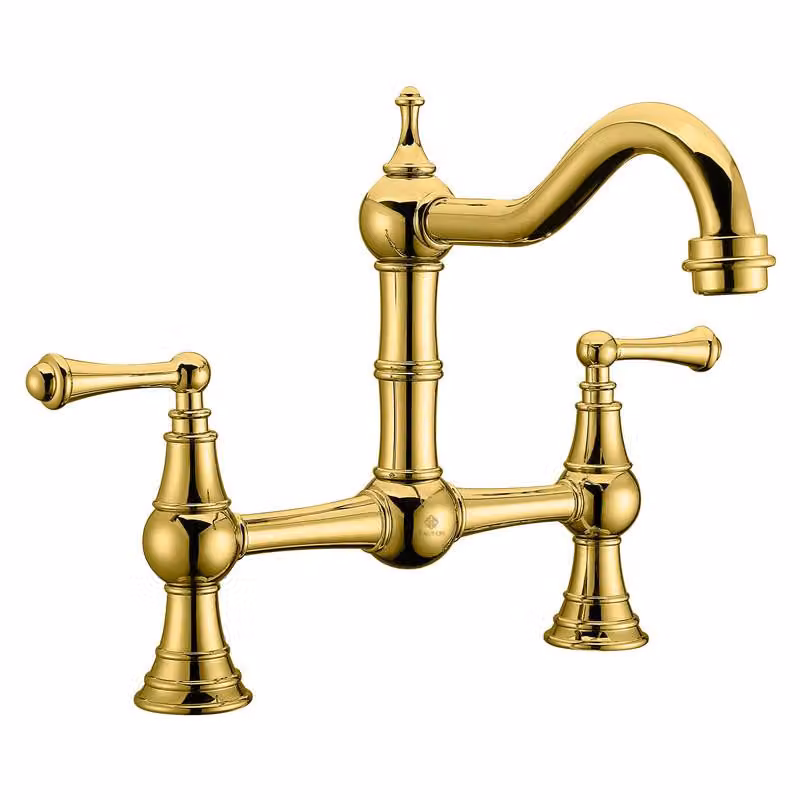Rubinetto da cucina, lavabo, retrò, oro, CHESTER