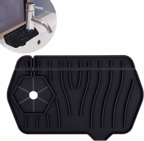 Tappetino in silicone per lo scarico - Tappo per lo scarico - Tappetino in mica - Tappetino in silicone - Tappo per lo scarico - Tappetino in mica - Accessori da cucina - Tappetino in silicone per rubinetto - Accessori da cucina