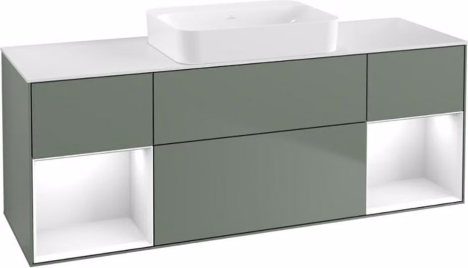 V&B mobile da parete Finion 160x60,3x50,1cm, Rg g w Lac, Oli. m Lac