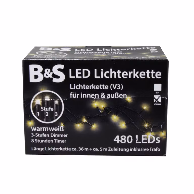 Luci fiabesche 480 LED con funzione timer di 8 ore Dimmer a 3 livelli