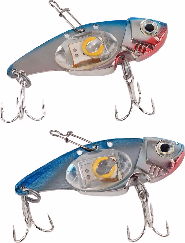 2 pezzi LED subacqueo esca per pesci luce lampada notturna attrattore esca pesce accessori per attrezzi da pesca