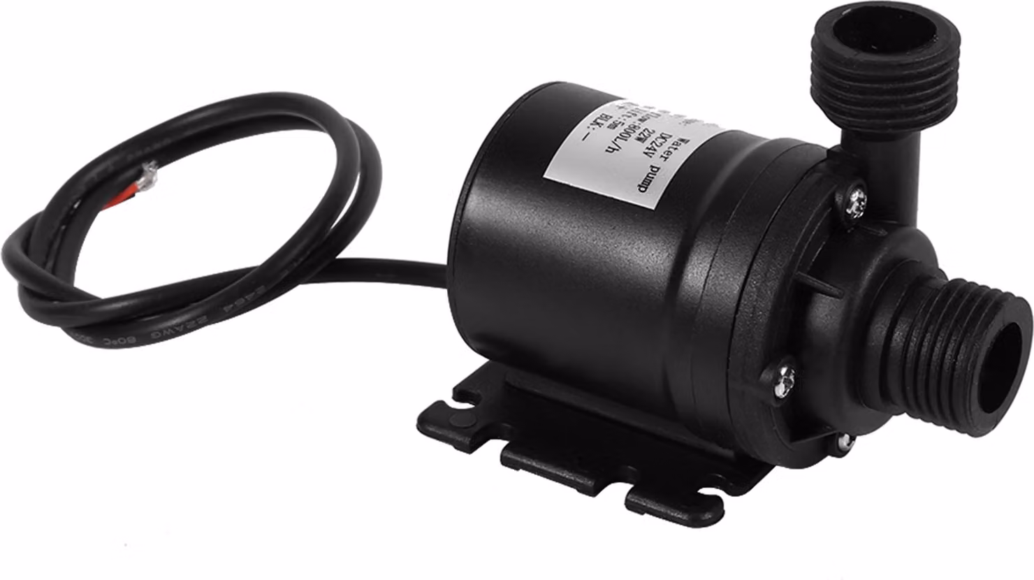 DC 24V Pompa di circolazione dell'acqua calda energia solare motore senza spazzole acquario sommergibile 800L/H 5M