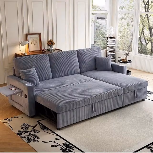 Divano Angolare Letto con Contenitore ¨C Xylo ¨C Modulare, Chaise Longue