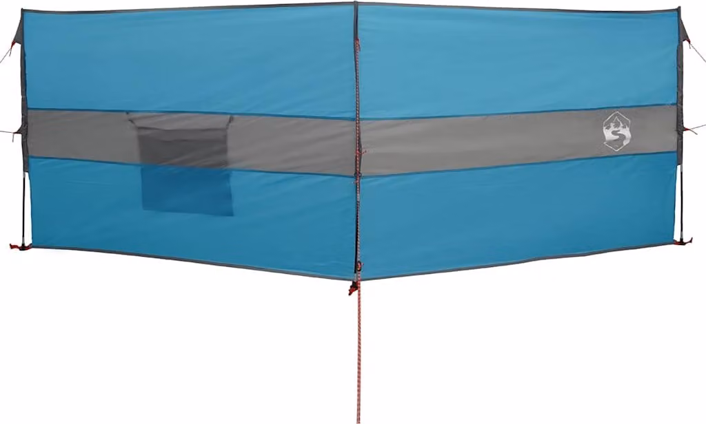 Frangivento da Campeggio Blu 344x120 cm Impermeabile