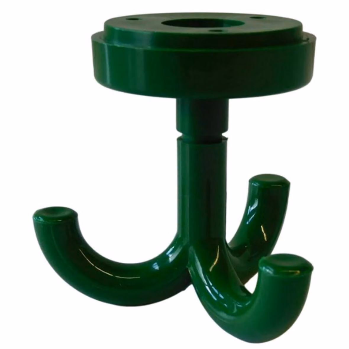 10 ganci da soffitto, triplo verde