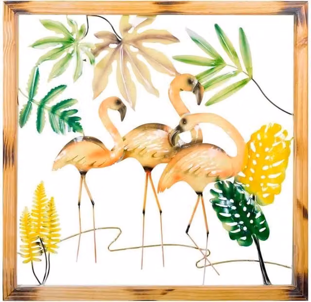 Carta da parati decorativa in metallo WANDERLUST DECO multicolore L: 87 cm, P: 4 cm, H: 87 cm