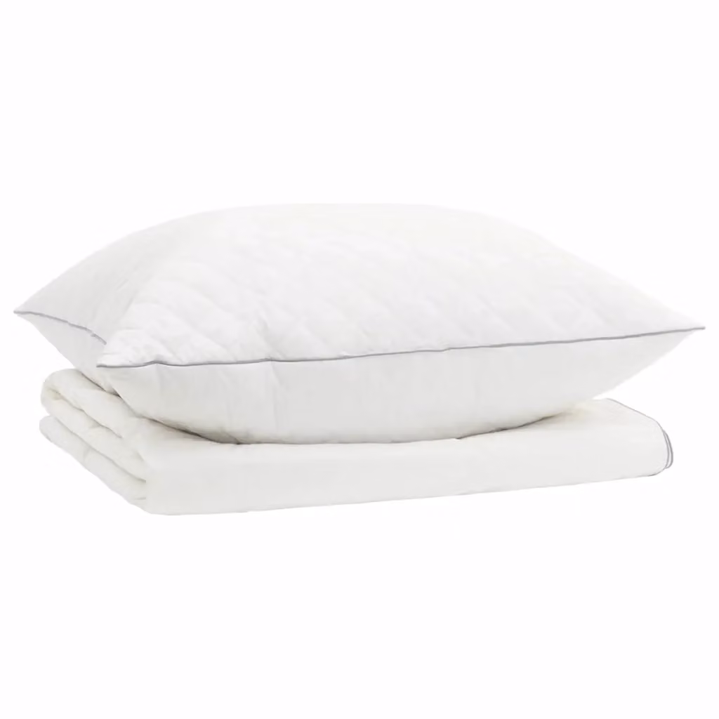 Set di 2 piumoni estivi in piume d'oca bianchi vidaXL L 135 cm x P 200 cm – 2