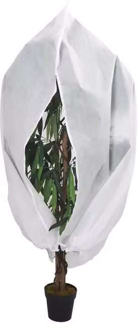 Set di 10 coperture con cerniera Videx in plastica bianca per orto e giardino ornamentale, L: 236 cm x P: 200 cm, 70 g/m²