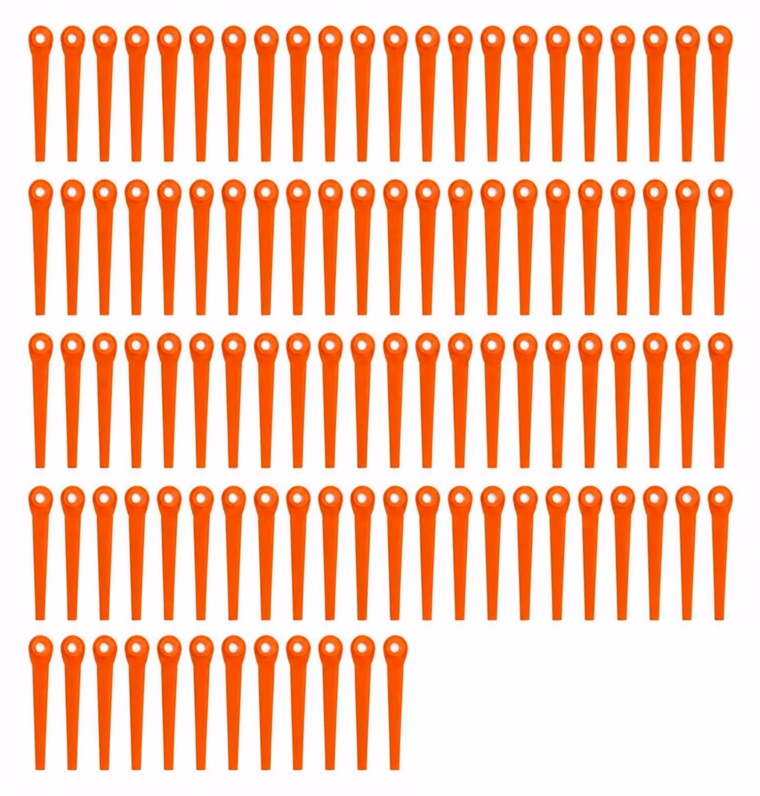 Set di 100 lame di ricambio per tagliaerba