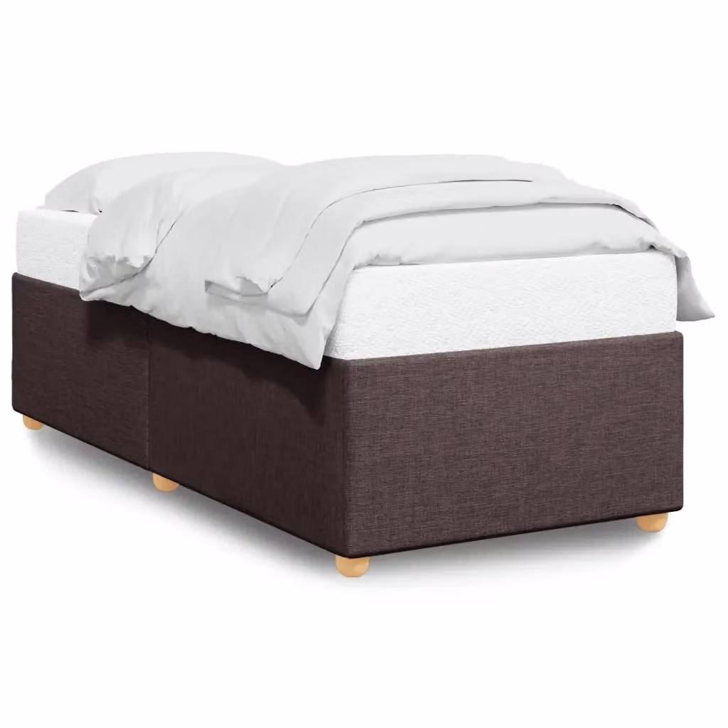Giroletto vidaXL senza materasso in tessuto marrone L/P: 100 x 200 cm – 2