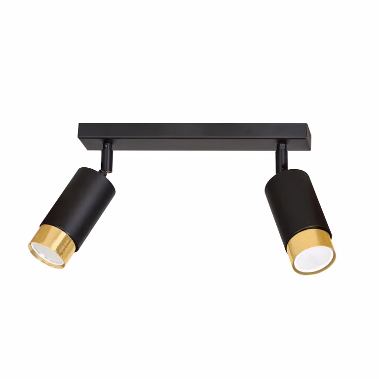 LAMPADA DA SOFFITTO Emibig 2xGU10 30W HIRO 2 BL/GOLD 965/2