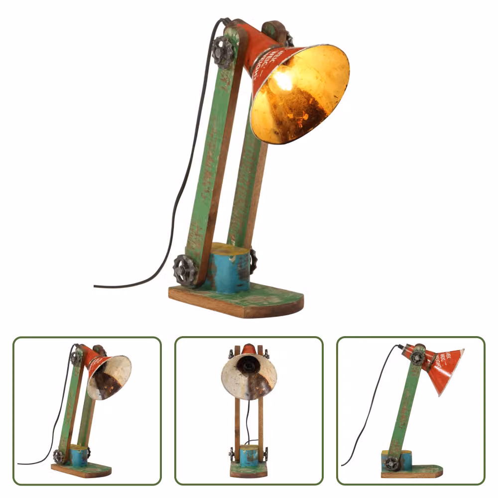 The Living Store Lampada da scrivania 25 W Multicolore 23x13x52 cm E27