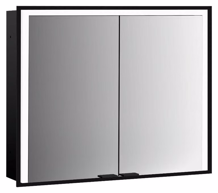 emco prime 3 armoire de toilette, 1200mm, 2 portes, modèle encastré, 949714405, 949714405