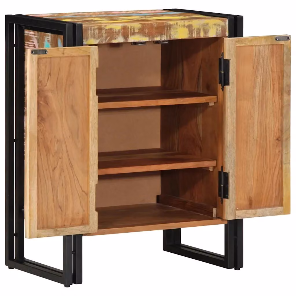 Mobile porta scarpe moderno vidaXL in legno multicolore L: 56 cm, P: 35 cm, H: 70 cm – 2
