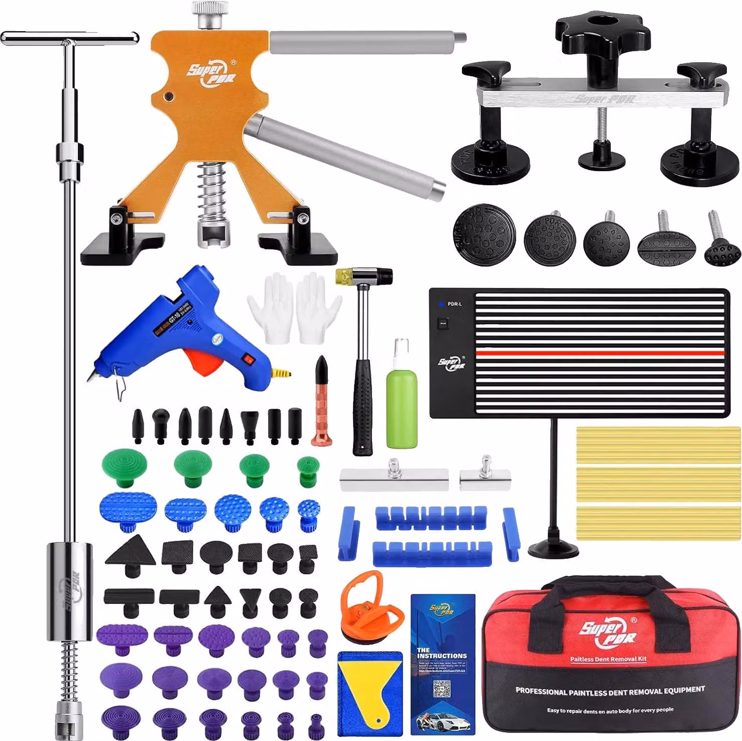 Rimuovi ammaccature, set completo, facile da usare, kit professionale