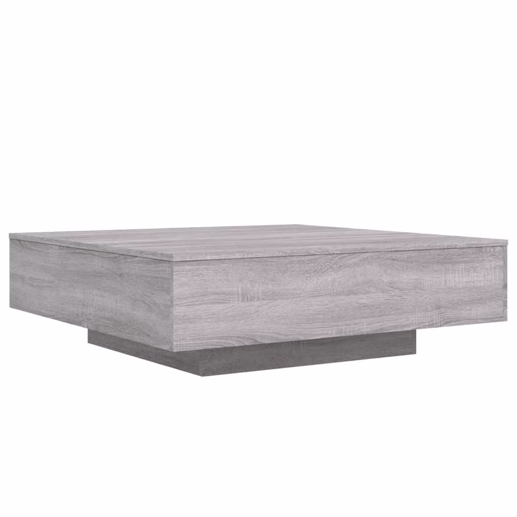 Tavolino Salotto Grigio Sonoma 100x100x31 cm Legno Multistrato