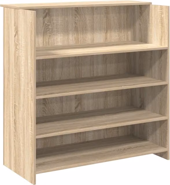 Scrivania per Reception-Tavolo per reception Rovere Sonoma 100x50x103,5 cm in Legno Massello