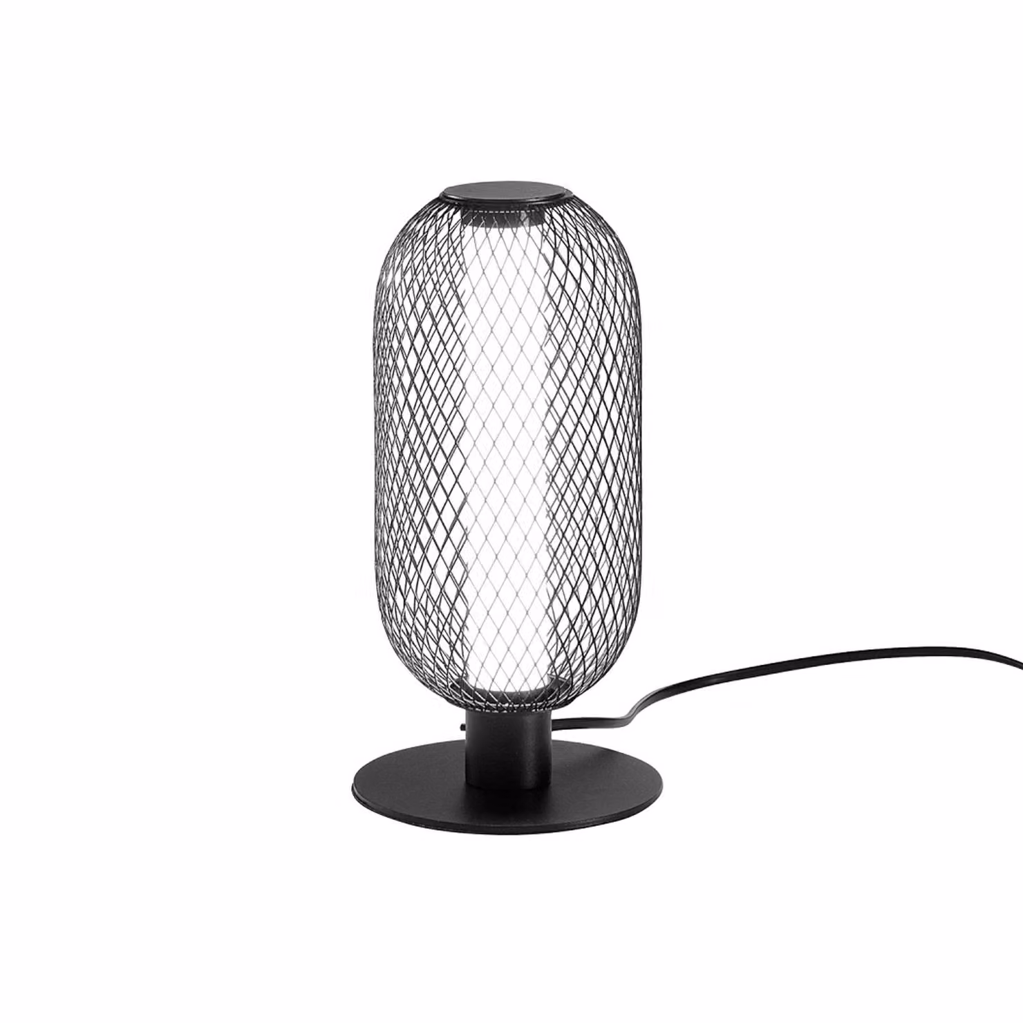 Luce Ambiente Design Lampada da tavolo a LED Inkas, Nero, Soggiorno / Sala da pranzo, Metallo, Lampada da tavolo LED