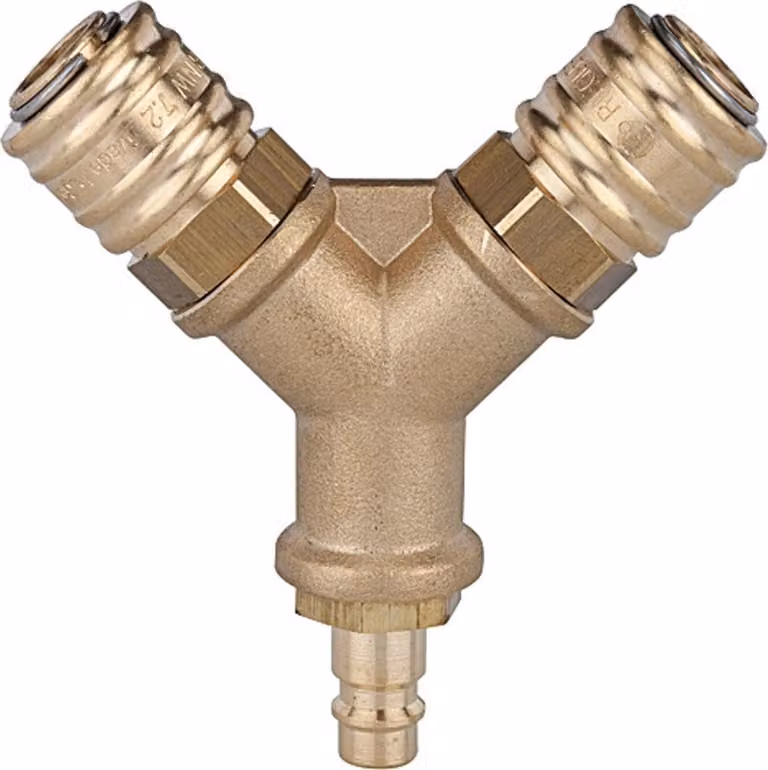 Collettore Riegler, 2 attacchi rapidi NW7.2, nipplo NW7.2-7.8 G1/2
